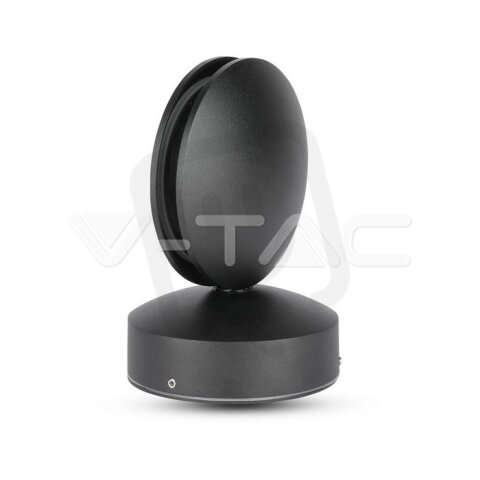 7W LED Wall Light Black Body Natural Whi