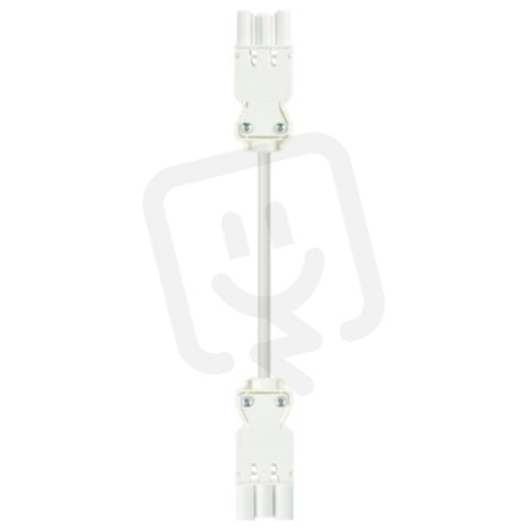 kabel propojovací se dvěma konektory gesis, 3-pól, 3*2,5mm2, délka 2,5m, bílý