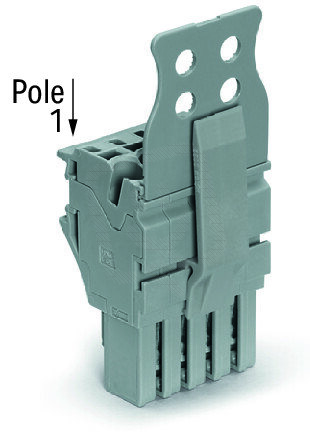 Pružinová svorka Push-in CAGE CLAMP 4mm2 šedá 12pól. WAGO 2022-112/146-000