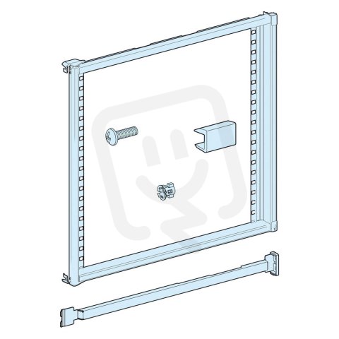 Dílčí rám pro čelní panely,Š=650mm,10 M SCHNEIDER LVS08560