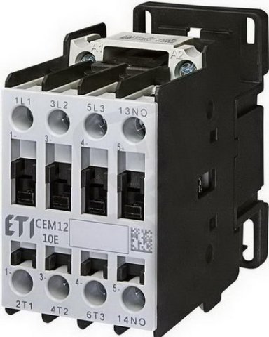 Motorový stykač CEM12.10-110V-50/60Hz, 3p, 3xNO+1xNO,25A/12A ETI 004643122