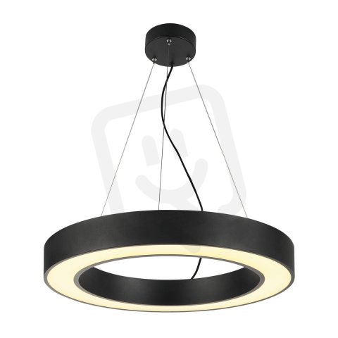 MEDO RING 60 závěsné svítidlo LED černé d60 cm vč. ovladače LED SLV 133840