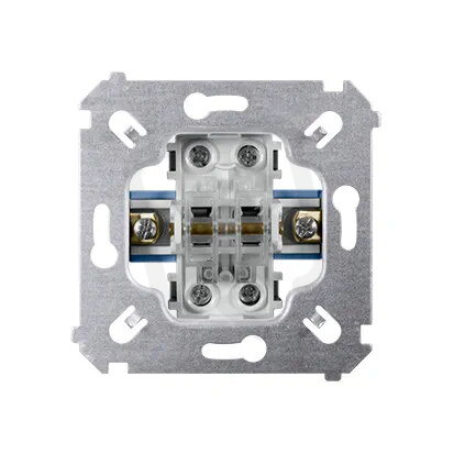 Střídavý přepínač dvojitý (přístroj) 10AX, 250V~ šroubové svorky,řazení 6+6