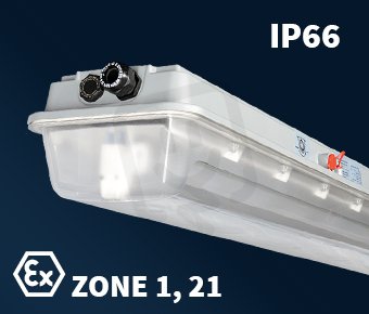 Vyrtych 053216 1F EXTEND-Ex-P-LED-D-2750-218-3K-1F, IP66, 3x1,5 mm2