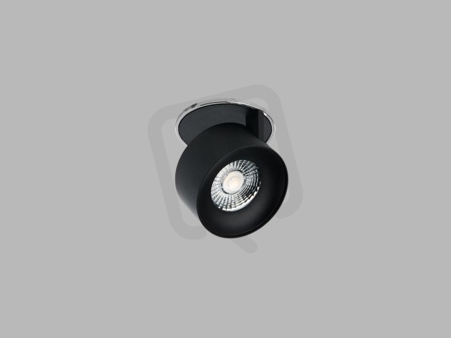 LED2 21507353DT KLIP, CB TRIAC DIM 11W 3000K 30° CHROME/BLACK