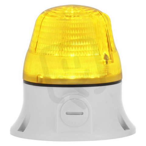 Svítidlo signální MICROLAMP LED 90/240 V, AC, IP54, M16, žlutá, světle šedá