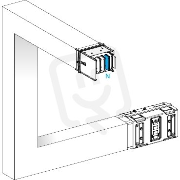 3D koleno 1000 A na míru SCHNEIDER KSA1000DMCL43A