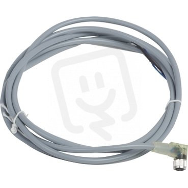 Kabel PVC s konektorem M8 zahnutý zásuvka,3 piny PNP L=2m XZCPV0766L2