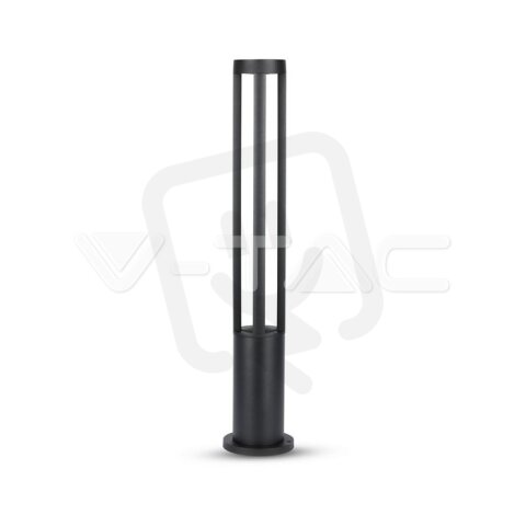 10W LED Wall Light Black Body 80cm Heigh