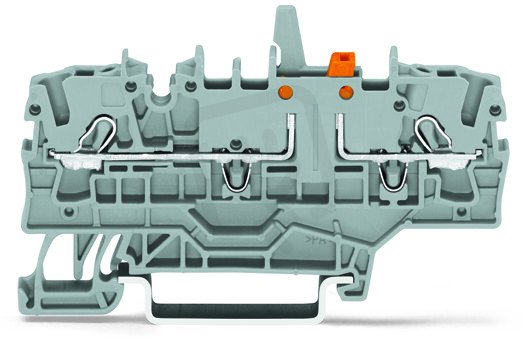 2vodičová rozpojovací a měřicí svorka 0,25-2,5mm2 šedá WAGO 2002-1971/401-000