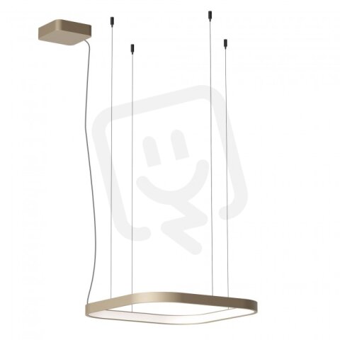 Závěsné svítidlo ORION SU LED 500*500 40W CCT 2700/3000/4000K SILVER COFFEE (SQ)