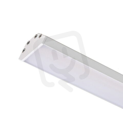 LED PROFILE J přisazený 1m eloxovaný hli