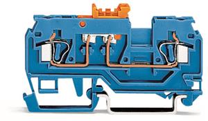 2vodičová rozpojovací a měřicí svorka 0,08-2,5mm2 modrá WAGO 280-876