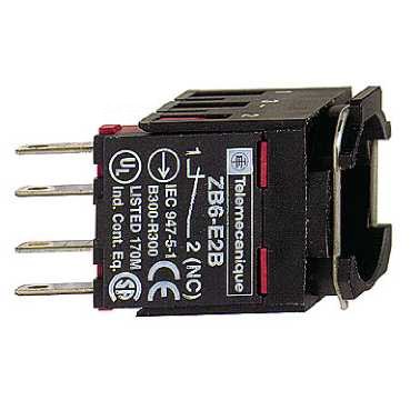 Schneider ZB6Z2B Polosestava kontaktů, 250V, 1 V