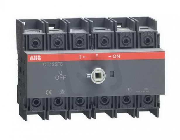 Odpínač OT125F6 6P 125A ABB 1SCA105057R1001