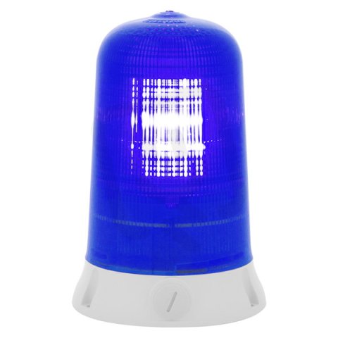 SIRENA Maják zábleskový ROTALLARM X 12/24 V, ACDC, IP65, modrá, světle šedá