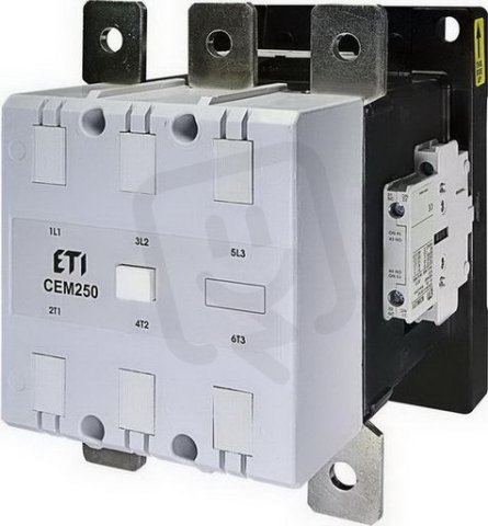 Motorový stykač ETI CEM250.22-400V-50/60Hz, 3p, 3xNO+2x (1xNO+1xNC),350A/250A