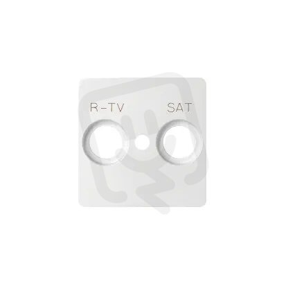 Kryt pro anténní zásuvky RTV-SAT, bílá KONTAKT SIMON 82097-30