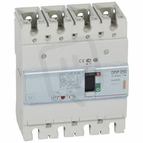 DPX3 250TM 4P 200A 25KA LEGRAND 420218