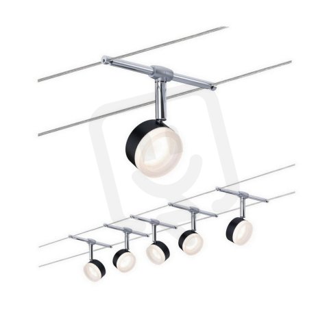 Wire System ClearLED 5x4W black/chrome 1