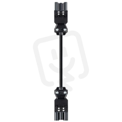 kabel propojovací se dvěma konektory gesis, 3-pól, 3*2,5mm2, délka 2,5m, černý