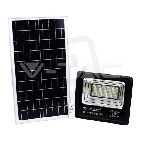 40W LED Solar Floodlight 6000K, VT-200W