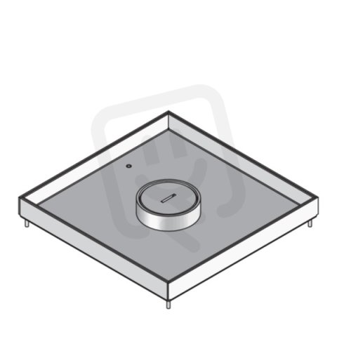Podpodlažní systém - Instalační víko nerez T=32 mm PUK GROUP UEBDM 35-V-WD
