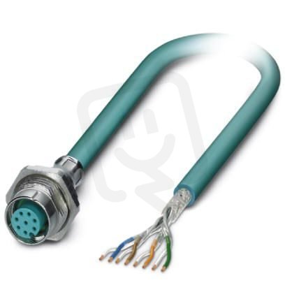 VS-M12FSBP-OE-94B-LI/5,0 Osazený kabel Ethernet 1407877