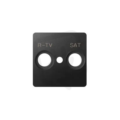 Kryt pro anténní zásuvky RTV-SAT, grafit KONTAKT SIMON 82097-38