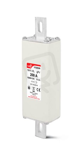 DF ELECTRIC NH pojistková vložka 1 XL gPV 40A 1500V DC  šroubové připojení