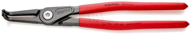 Precizní kleště na pojistné vnitřní kroužky v otvorech 305 mm KNIPEX 48 21 J41