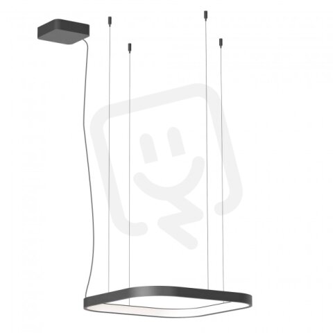 Závěsné svítidlo ORION SU LED500*500 40W CCT 2700/3000/4000K BK (SQ)