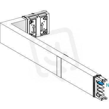 KSA400DLL41F Koleno 400 A horizontální n