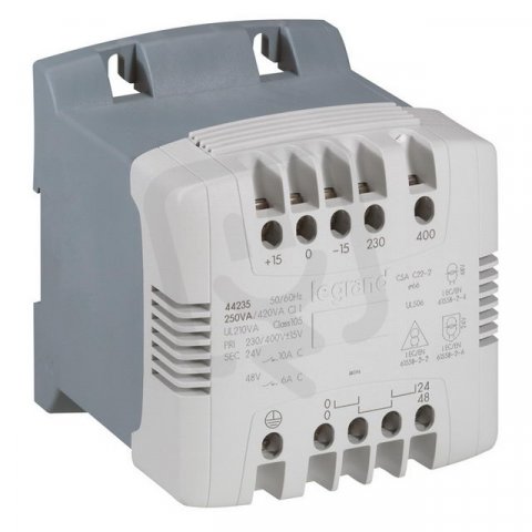 TR:250VA 230/400ą15V, 115/230V LEGRAND 044265