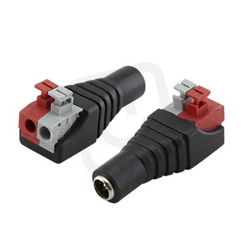 Konektor DC 5,5 x 2,1mm, zásuvka se svorkovnicí pérovou FK TECHNICS 4738797