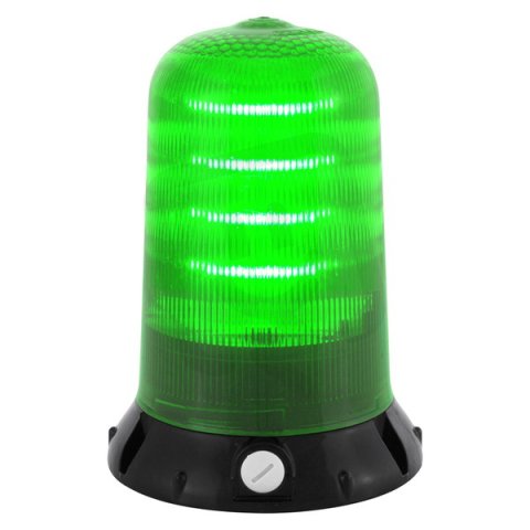 Maják rotační LED ROTALLARM HD 12/24 V, ACDC, IP65, zelená, černá SIRENA 90184