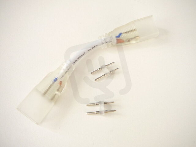 NEON spojka s kabelem + 2x trn T-LED 076512