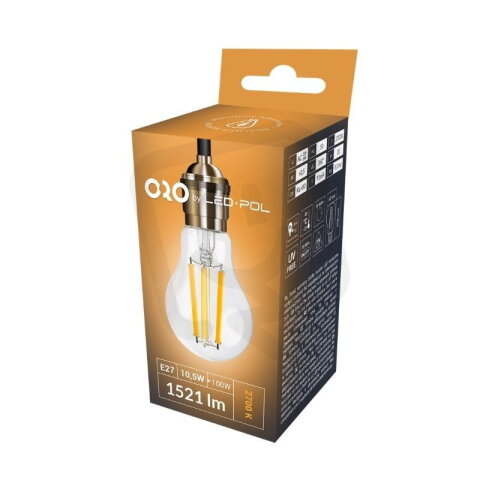 ORO-E27-A60-FL-CLARO-10,5W-WW