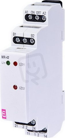 Paměťové krokovací relé MR-42 230, kontakty 1xCO,16A, 230V AC ETI 002470095