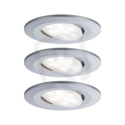 Vestavné svítidlo LED Calla kruhové 3x6W matný chrom výklopné 999.29 99929