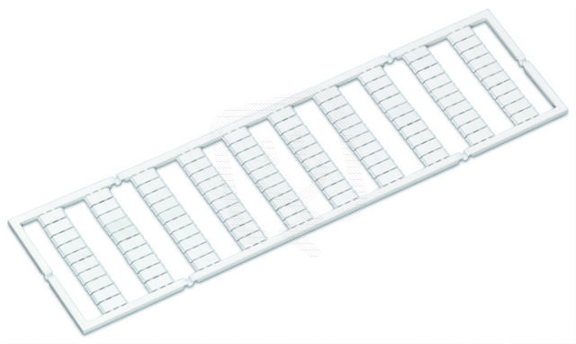 Popisovací karta WMB s potiskem + (100×) flexibilní, 5-5,2 mm bílá WAGO 794-509