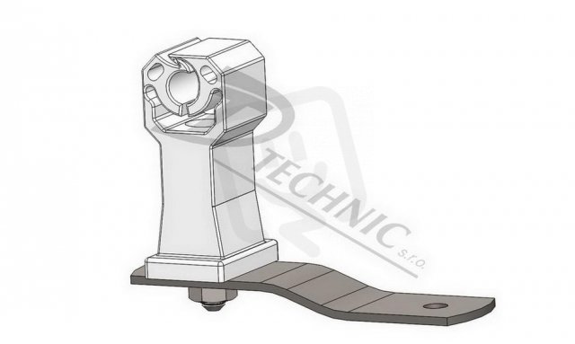 DT TECHNIC 420113 PV 22 R plast Al Podpěra vedení pod šindel - plastový držák