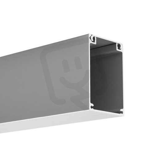 LED hliníkový profil KLUŚ BOX stříbrná anoda 3m /18009_3m/ A18009|A_3