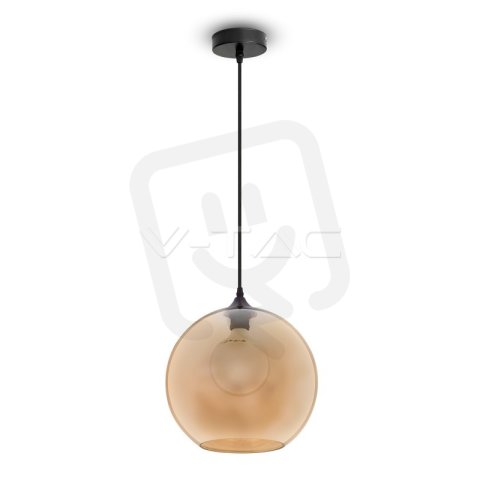 Závěsné svítidlo V-TAC Globe Glass Amber 2200K d300mm VT-7303