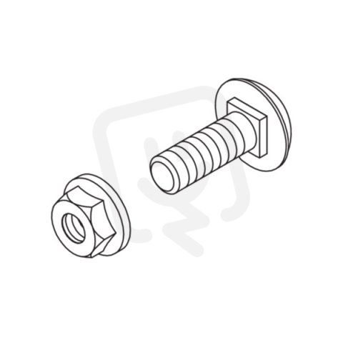 KLS 10X20 Šroub s maticí, obsahuje: 1x F PUK GROUP KLS 10X20