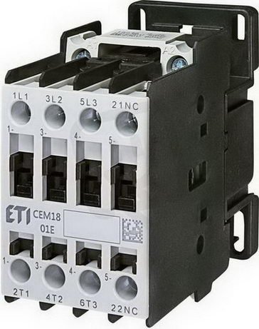 Motorový stykač CEM18.01-400V-50/60Hz, 3p, 3xNO+1xNC,32A/18A ETI 004644114