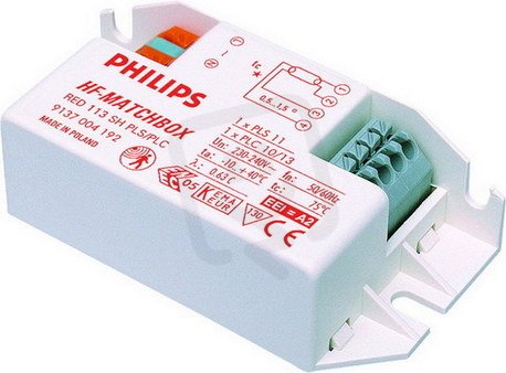 Elektronický předřadník PHILIPS HF-M RED 124 SH TL/TL5/PL-L 230-240V