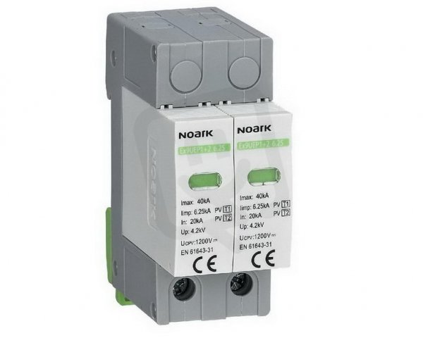 Svodič přepětí NOARK 111751 EX9UEP 1+2, 6,25kA, 1000 V DC, 2TE