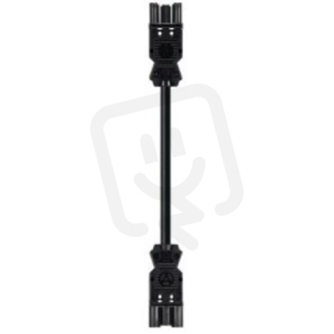 kabel propojovací se dvěma konektory gesis, 3-pól, 3*1,5mm2, délka 10m, černý