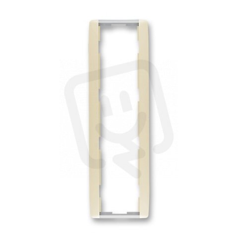 ELEMENT Čtyřrámeček svislý slonová kost/led. bílá ABB 3901E-A00141 21